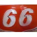 Original Phillips 66 Red/White Porcelain Neon Sign 6 FT Diameter