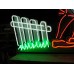 New Howard Johnson's Pieman Painted Neon Sign 8 1/2 Ft W x 60"H