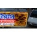 New Planters Peanut Candy Wrapper Painted Neon Sign 78 IN W x 20 IN H