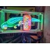 New Polly Gas Porcelain Sign w/Neon 24 IN W x 60 IN H 