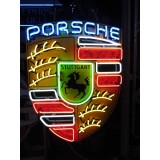 New Porsche Porcelain Neon Sign 37"W x 48"H