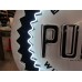 Original Pure Oil Porcelain Sign with Animated Neon 72" Diameter