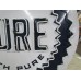 Original Pure Oil Porcelain Sign with Animated Neon 72" Diameter