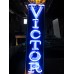 New RCA Radios Records Painted Neon Sign 14"W x 7FT H 