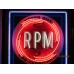 New RPM Motor Oils Porcelain Neon Sign 33"W x 56"H