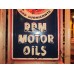 New RPM Motor Oils Porcelain Neon Sign 33"W x 56"H