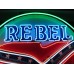 New Rebel Gas Porcelain Neon Sign 48" Diameter