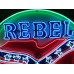 New Rebel Gas Porcelain Neon Sign 60" Diameter