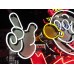 New Reddy Kilowatt Double-sided Porcelain Neon with Matching Can 48"W x 80"H