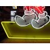 New Reddy Kilowatt Double-sided Porcelain Neon with Matching Can 48"W x 80"H