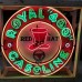New Red Hat Royal "400" Gasoline Porcelain Neon Sign 48" Diameter
