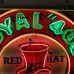New Red Hat Royal "400" Gasoline Porcelain Neon Sign 48" Diameter