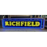 Richlube Porcelain Neon Sign 14 FT W x 24 IN H