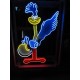 New Roadrunner Porcelain Neon Sign 36"W x 60"H