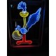 New Roadrunner Porcelain Neon Sign 36"W x 60"H