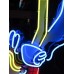 New Roadrunner Porcelain Neon Sign 36"W x 60"H