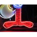 New Roadrunner Porcelain Neon Sign 36"W x 60"H