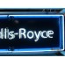 New Rolls Royce Porcelain Neon Sign 78"x27"