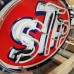 New STP Double-Sided Porcelain Neon Sign 30"W x 20"H