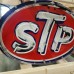 New STP Double-Sided Porcelain Neon Sign 30"W x 20"H