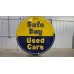 New Safe Buy Used Cars Porcelain Neon Sign 60" Diameter
