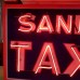 New SANDS TAXI Double-Sided Painted Neon Sign 36"W x 24"H - Neon Signs