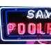 New SAVOY POOL ROOM Double-Sided Painted Neon Sign  36"W x 18"H