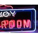 New SAVOY POOL ROOM Double-Sided Painted Neon Sign  36"W x 18"H