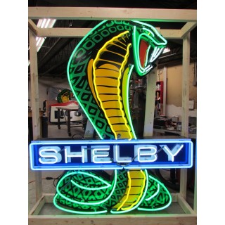 New Shelby Cobra Painted Neon Sign 60"W x 72"H