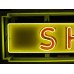 New Shell Porcelain Neon Sign 120"W x 24"H