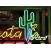 New Siesta Motel Painted Neon Sign -  8 1/2 FT Wide  x 72 inches High