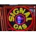 Original Signal Gas Porcelain Neon Animated Sign 72" Diameter