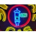 Original Signal Gas Porcelain Neon Animated Sign 72" Diameter
