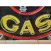Original Signal Gas Porcelain Neon Animated Sign 72" Diameter