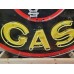 Original Signal Gas Porcelain Neon Animated Sign 72" Diameter