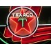 New Texaco Skychief Painted Neon Sign 60" Diameter