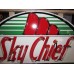 New Texaco Skychief Painted Neon Sign 60" Diameter