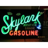 New Skylark Gasoline Painted Neon Sign 66"W x 42"H