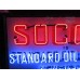 Original Socony Standard Oil Company Porcelain Neon Sign 56"W x 32"H
