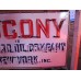 Original Socony Standard Oil Company Porcelain Neon Sign 56"W x 32"H