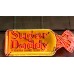 New Sugar Daddy Candy Wrapper Painted Neon Sign 116 IN W x 28 IN H