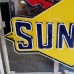 New Sunoco Porcelain Sign with Neon & Flashing Arrow 7 FT W x 5 FT H