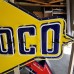 New Sunoco Porcelain Sign with Neon & Flashing Arrow 7 FT W x 5 FT H