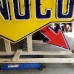 New Sunoco Porcelain Sign with Neon & Flashing Arrow 7 FT W x 5 FT H