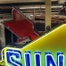 New Sunoco Porcelain Sign with Neon & Flashing Arrow 7 FT W x 5 FT H