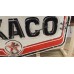 Original Texaco Porcelain Sign with Neon 7 FT W x 4 1/2 FT H