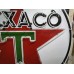 Original Texaco Porcelain Sign with Animated Neon 72 Diameter