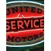 New United Motors Single-Sided Porcelain Neon Sign 48"W x 28"H
