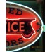 New United Motors DDoule-Sided Porcelain Neon Sign 48"W x 28"H