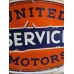 New United Motors DDoule-Sided Porcelain Neon Sign 48"W x 28"H